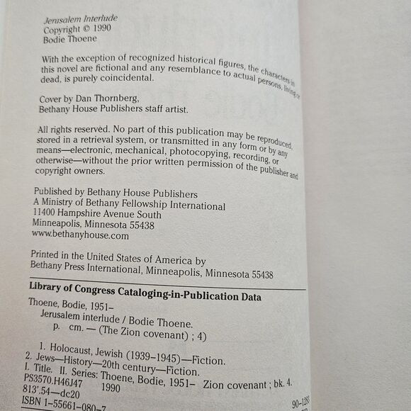 The Zion Covenant -Jerusalem Interlude, Danzig Passage & Warsaw Requiem Bks 4-6 - Picture 14 of 14